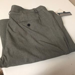 NWT 16 LONG houndstooth check trousers